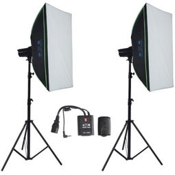 金鹰L4 400W双灯套装 静物人像与电商广告拍摄的专业光影解决方案